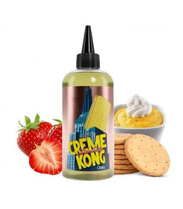 Creme Kong Strawberry 200ml Retro Joes by Joe's Juice (dropper inclus)